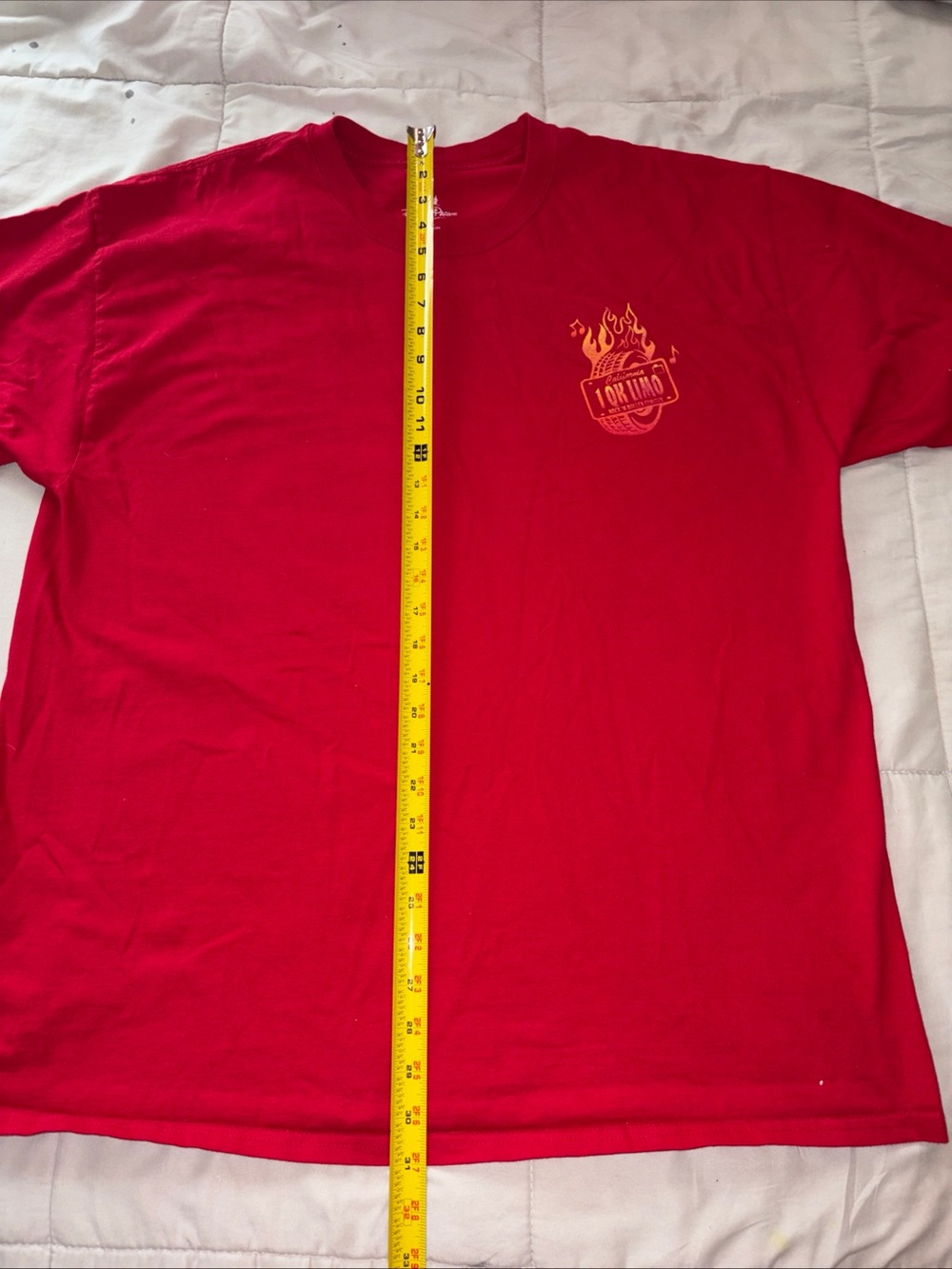 Disney Parks Rock 'N Roller Coaster Short Sleeve T-Shirt Men’s XXL  Red Cotton